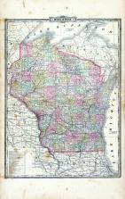 Wisconsin State Map, Richland County 1895